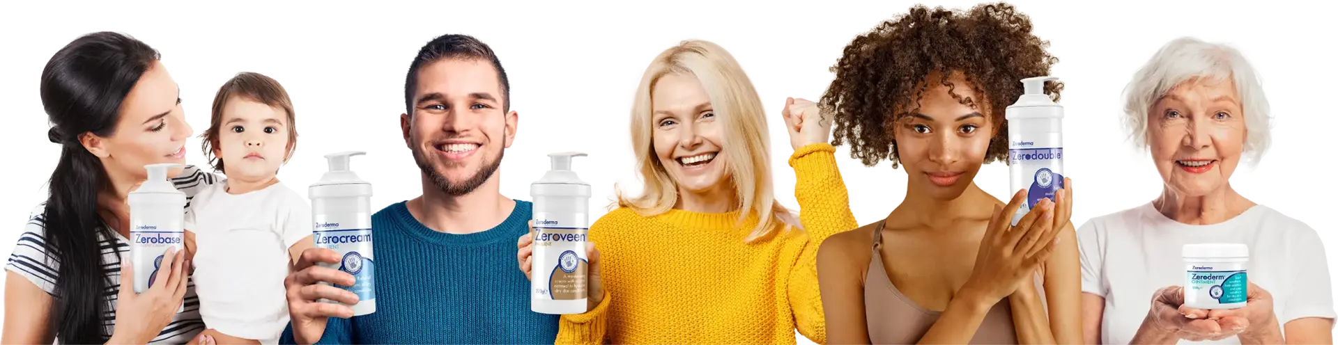 People holding Zeroderma