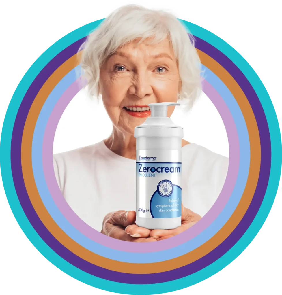 Lady holding Zerocream